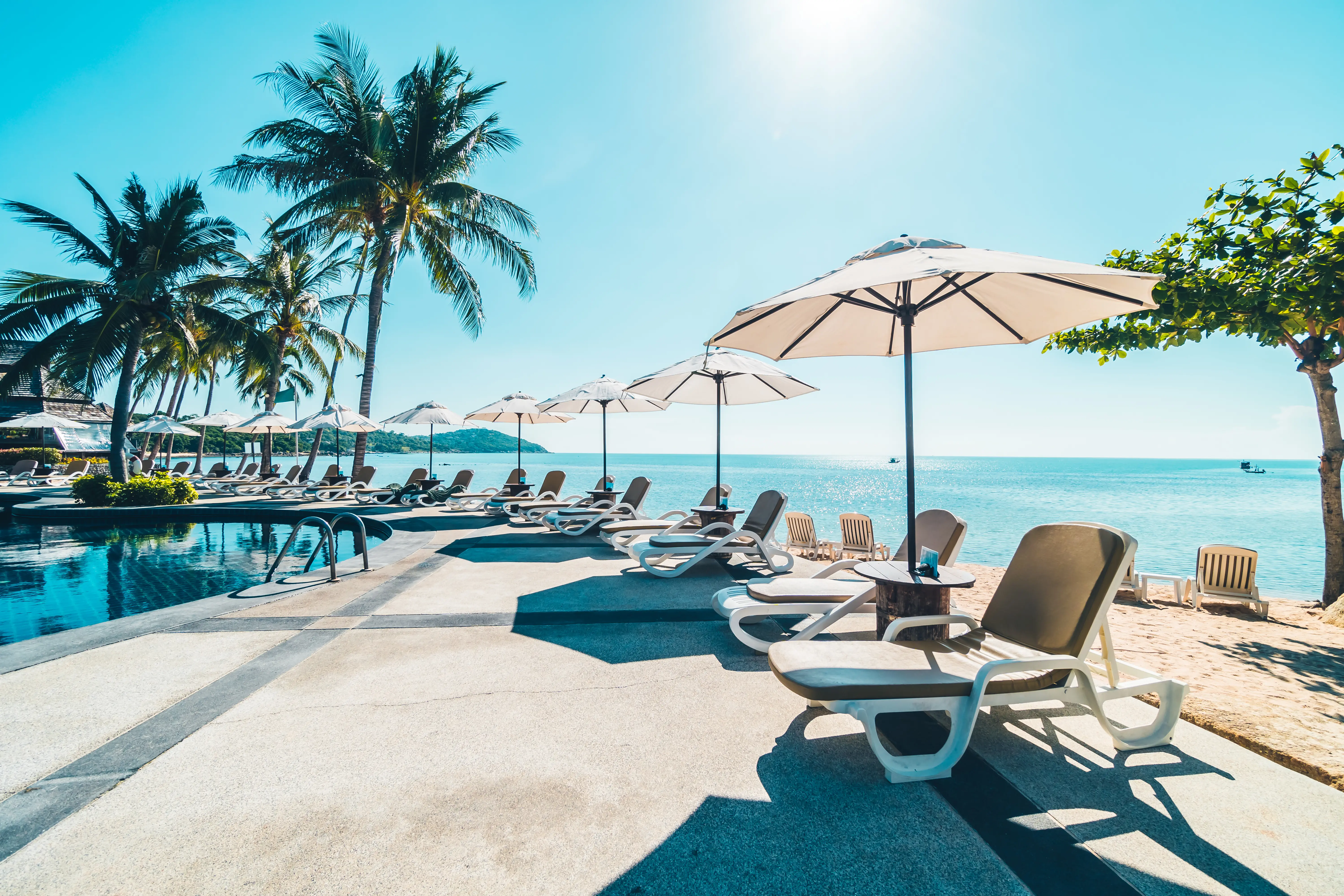 Luxury beachfront hotel